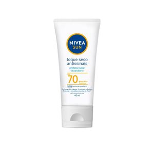 Protetor Solar Facial Nivea Sun Toque Seco Antissinais Fps70 40ml