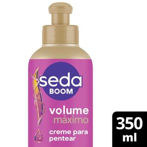 Creme Para Pentear Volume Máximo Seda Boom Volume 350ml