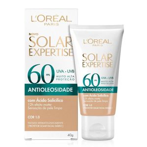 Protetor Solar Loreal Paris Expertise Antioleosidade Fps60 Cor 1.0 40g