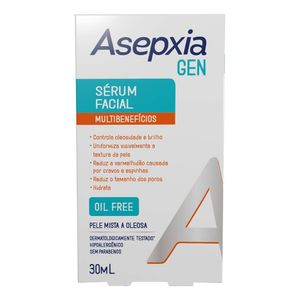 Sérum Facial Asepxia Gen Pele Oleosa 30ml