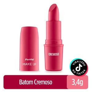 Batom Panvel Make Up Cremoso Vermelho Paris