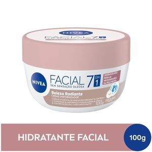 Hidratante Facial Nivea Beleza Radiante 7 Em 1 100g