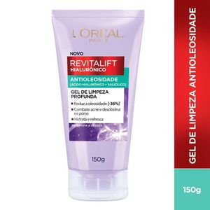 Gel De Limpeza Antioleosidade Loréal Paris Revitalift Hialurônico 150g