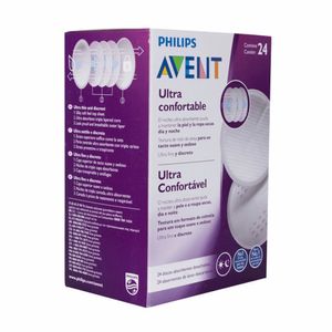 Absorvente Para Seios Avent Com 24 Unidades