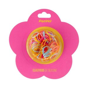 Elástico De Silicone Colorido Flor Coleção Infantil Panvel Acessorios