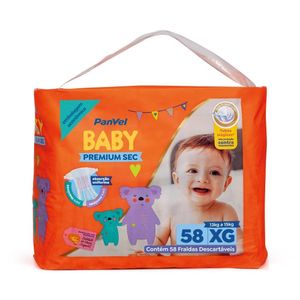 Fralda Panvel Baby Premium Sec Bag Xg Com 58 Unidades