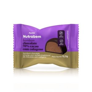 Bombom Chocolate 70% Cacau Com Colágeno Panvel Nutrabem