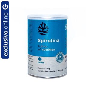 Spirulina Tablet Com 240 Tablets De 400mg