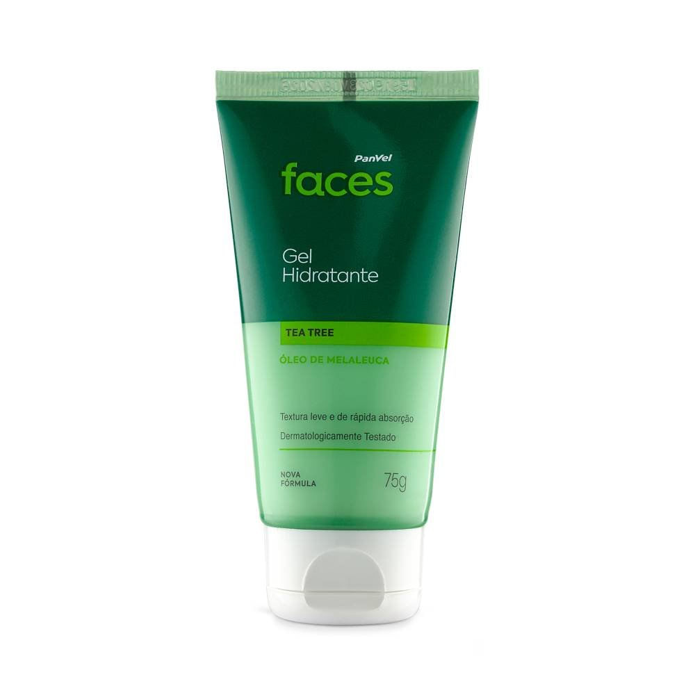 Gel Hidratante Panvel Faces Tea Tree 75g - Shopping do Sicredi