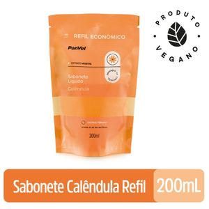 Sabonete Líquido Panvel Calendula Refil 200ml
