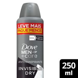 Desodorante Aerosol Dove Men+care Invisible Dry 48h 250ml Leve Mais Pague Menos