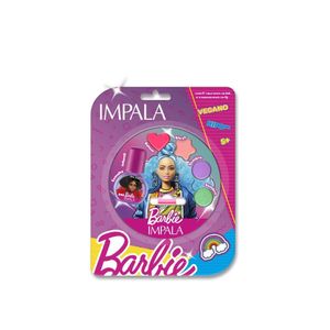 Kit Infantil Barbie Esmalte Extraordinária 6ml E Paleta Girl Power