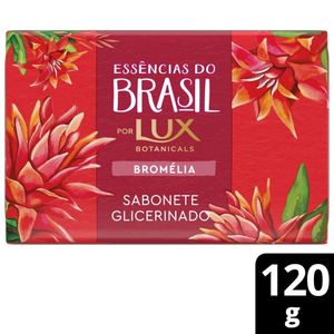 Sabonete Em Barra Lux Essências Do Brasil Bromélia 120g