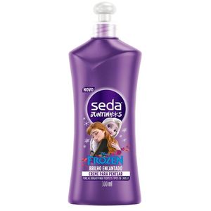 Creme Para Pentear Infantil Frozen Seda Juntinhos Brilho Encantado 300ml