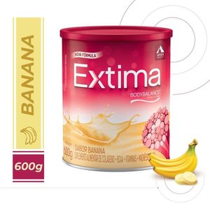 Suplemento Alimentar Extima Colágeno Sabor Banana Lata 600gr Apsen