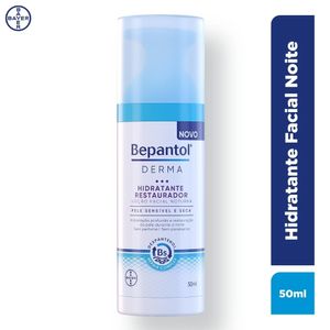 Loção Hidratante Facial Restaurador Noturno Bepantol Derma 50ml