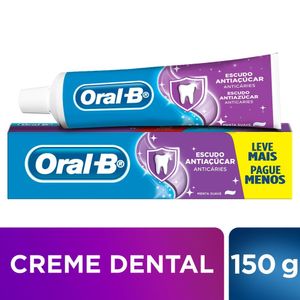 Creme Dental Oral-b Escudo Antiaçúcar 150g