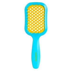 Escova De Cabelo Oceane Joy Brush Raquete Vazada Azul