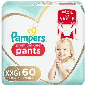 Fralda Pampers Pants Premium Care Xxg Com 60 Unidades