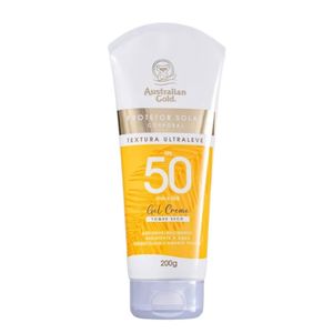 Protetor Solar Australian Gold Gel Creme Toque Seco Fps 50 200g