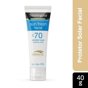 Protetor Solar Facial Neutrogena Sun Fresh Fps70 Sem Cor 40g