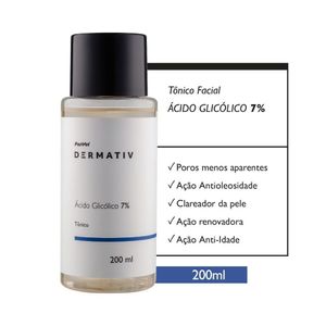 Tônico Ácido Glicólico 7% Panvel Dermativ 200ml