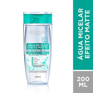 Água Micelar Efeito Matte Loréal Paris Solução De Limpeza Facial 200ml