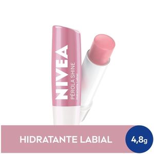 Hidratante Labial Nivea Pérola Shine Hidratação Profunda 4,8g