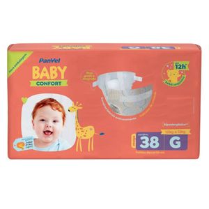 Fralda Panvel Baby Mega G Com 38 Unidades