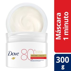 Máscara Dove Concentrada Regeneradora Fator De Nutrição 80+ 1 Minuto 300g