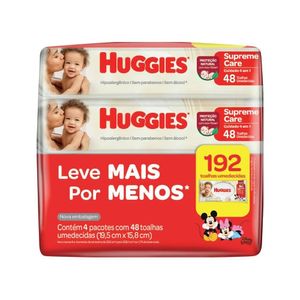 Lenço Umedecido Huggies Supreme Care - Leve Mais Por Menos