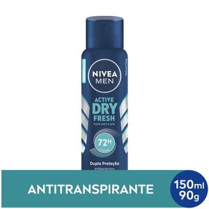 Desodorante Aerosol Nivea Men Active Dry Fresh 150ml