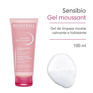 Gel De Limpeza Micelar Bioderma Sensibio Moussant Calmante E Hidratante100ml