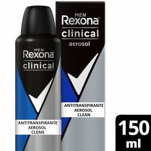 Desodorante Aerosol Rexona Men Clinical Clean 150ml