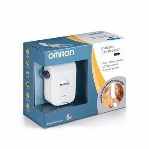 Inalador Compressor Compacto Baixo Ruido Omron C 803