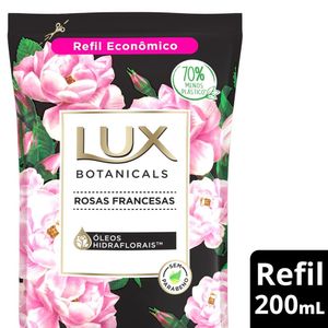 Sabonete Líquido Lux Botanicals Rosas Francesas 200ml - Refil