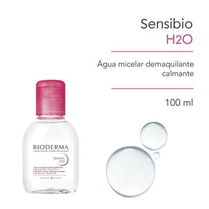 Água Micelar Bioderma Sensibio H2o Dermatológica Calmante Para Peles Normais A Sensíveis 100ml