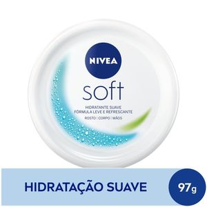 Creme Hidratante Nivea Soft Pote 97g