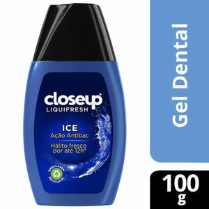 Creme Dental Em Gel Closeup Liquifresh Ice 100g