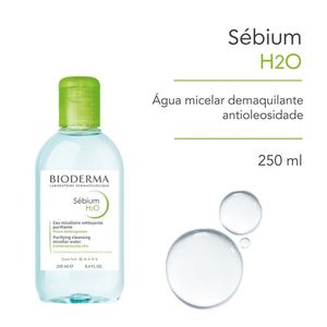 Água Micelar Bioderma Sébium H2o Dermatológica Para Pele Oleosa 250ml