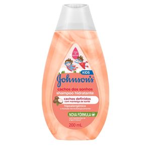 Shampoo Infantil Para Cabelos Cacheados Johnsons Cachos Dos Sonhos 200ml