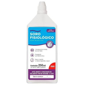 Soro Fisiológico Sol.cl.sodio 0,9% Adv250ml