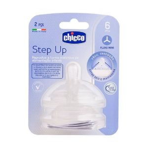 Bico Para Mamadeira Chicco Step Up Fluxo Rápido Com 2 Unidades