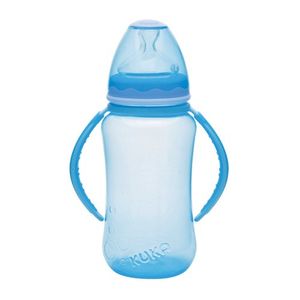 Mamadeira Kuka Aquarela Bico Ortodôntido 330ml Azul 1401