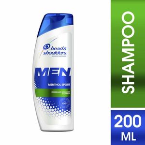 Shampoo De Cuidados Com A Raiz Head Shoulders Men Menthol Sport 200ml