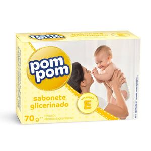 Sabonete Infantil Pom Pom Glicerinado 70g