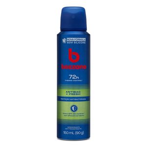 Desodorante Antitranspirante Aerossol Masculino Bozzano Antibac E Fresh 150ml