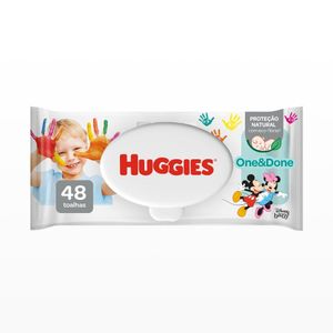 Lenços Umedecidos Huggies One Done Com 48 Unidades