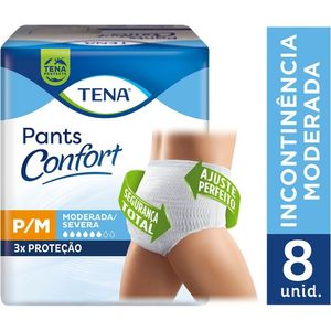 Roupa Íntima Tena Pants Confort P/m 8 Unidades