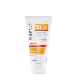 Protetor Solar Sunmax Sensitive Pocket Pele Sensível Fps 50 25ml